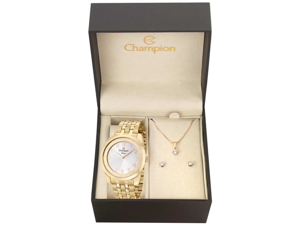 Relógio de Pulso KIT PRESENTES CN29749W - Champion Relógios