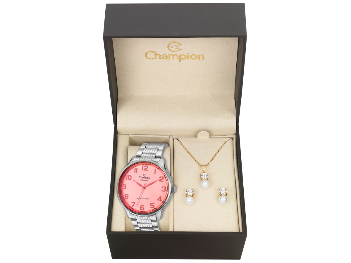 Relógio de Pulso KIT PRESENTES CN29918R - Champion Relógios