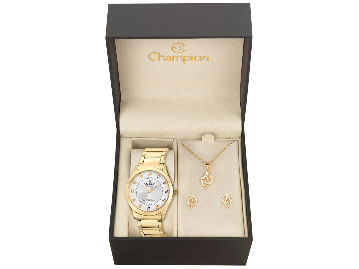 Relógio de Pulso KIT PRESENTES CH24759W - Champion Relógios