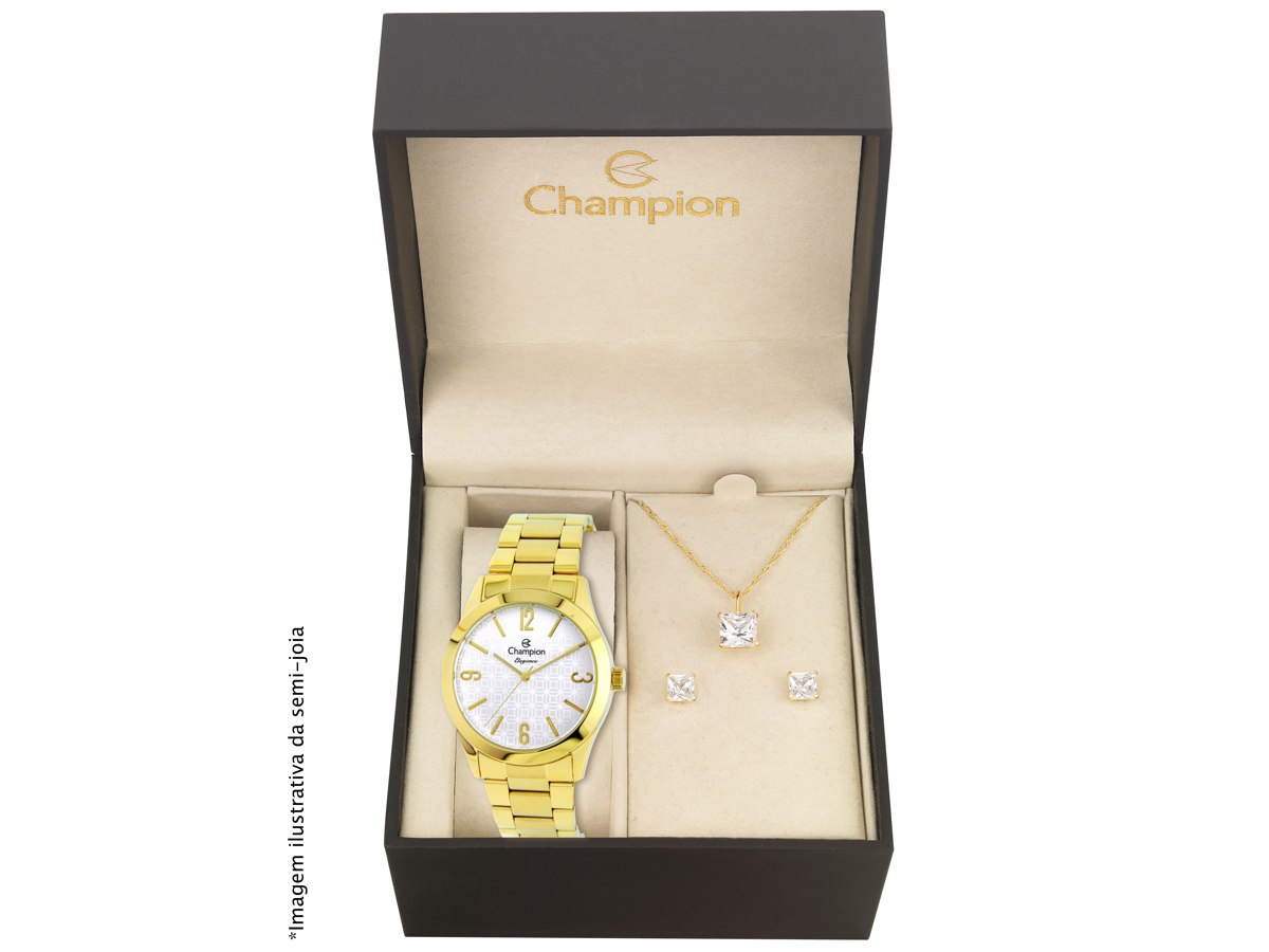 Relógio de Pulso KIT PRESENTES CN26546W - Champion Relógios