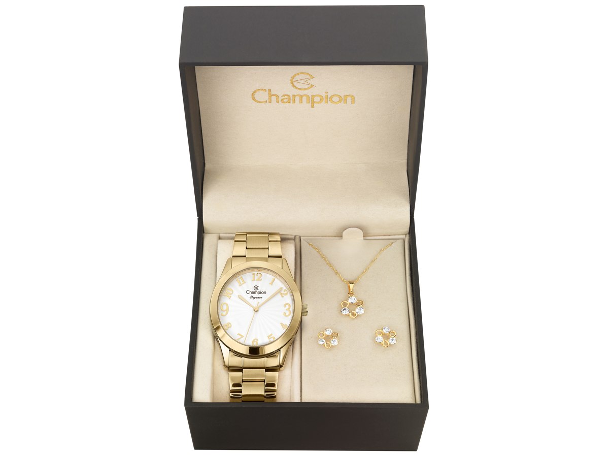 Relógio de Pulso KIT PRESENTES CN26564W - Champion Relógios