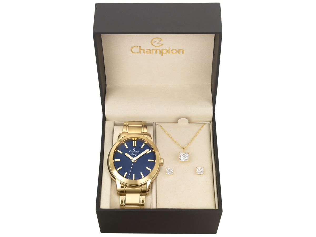 Relógio de Pulso KIT PRESENTES CN27545K - Champion Relógios