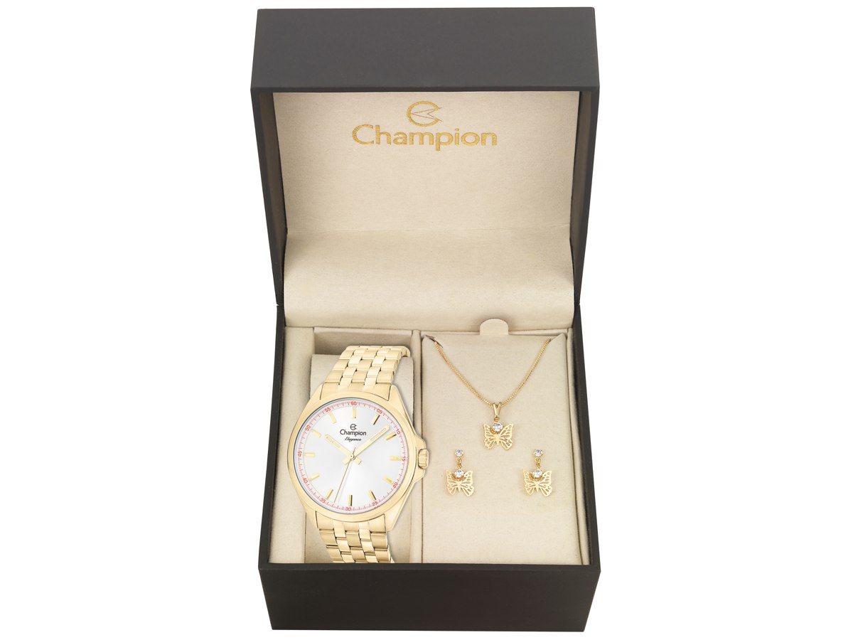 Relógio de Pulso KIT PRESENTES CN27705W - Champion Relógios