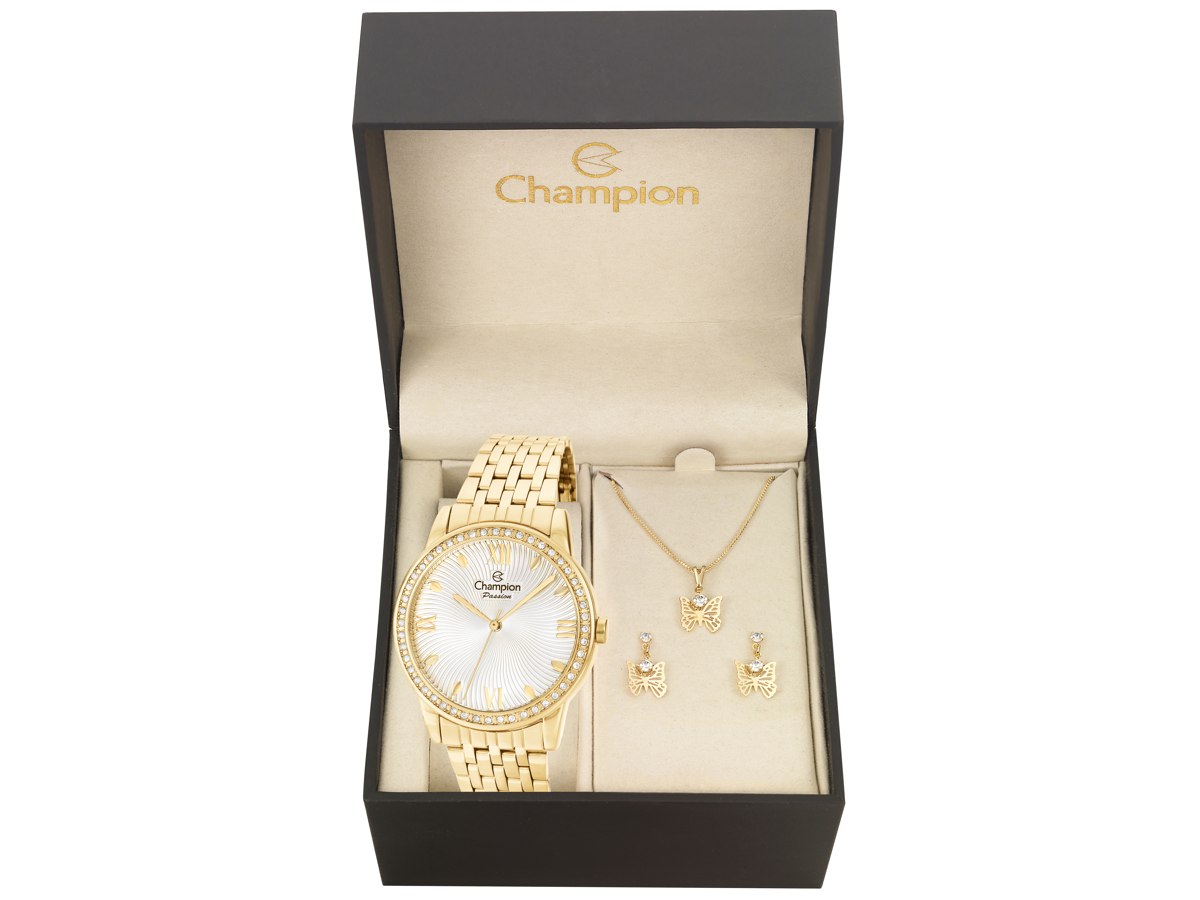 Relógio de Pulso KIT PRESENTES CN27901W - Champion Relógios