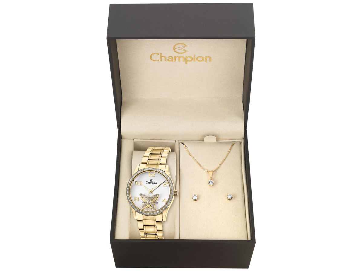 Relógio de Pulso KIT PRESENTES CN28571W - Champion Relógios