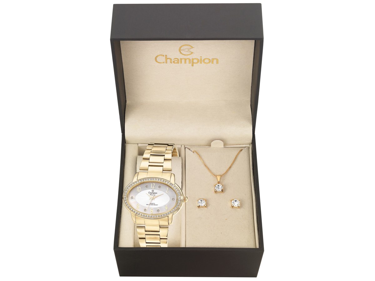 Relógio de Pulso KIT PRESENTES CN28795W - Champion Relógios