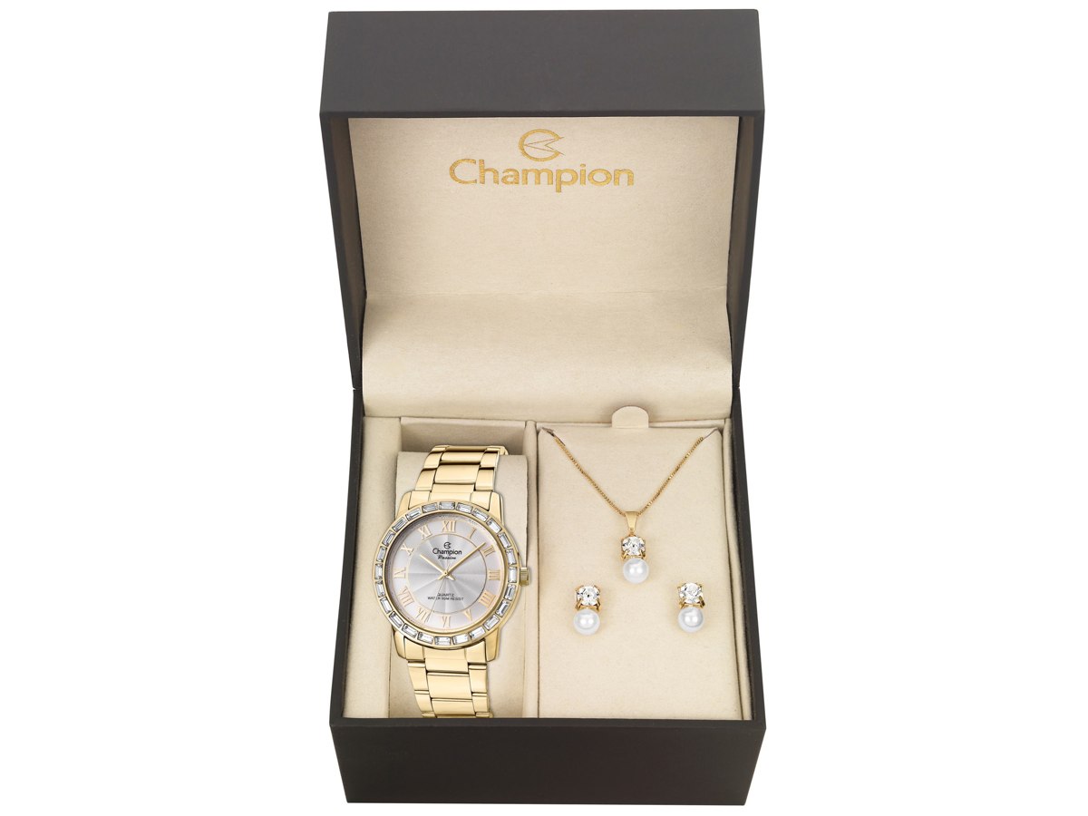Relógio de Pulso KIT PRESENTES CN28857W - Champion Relógios