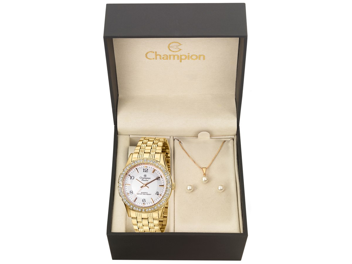 Relógio de Pulso KIT PRESENTES CN29338W - Champion Relógios
