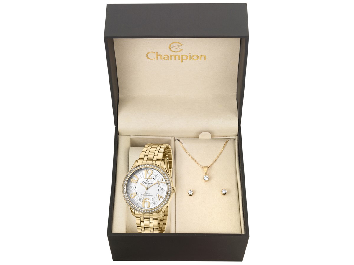 Relógio de Pulso KIT PRESENTES CN29605W - Champion Relógios